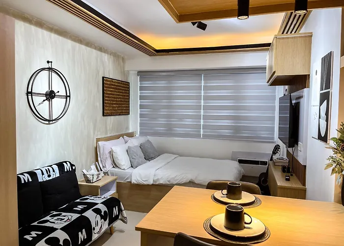 Quezon City Manila Stylish Studio Unit With A Mickey Vibe