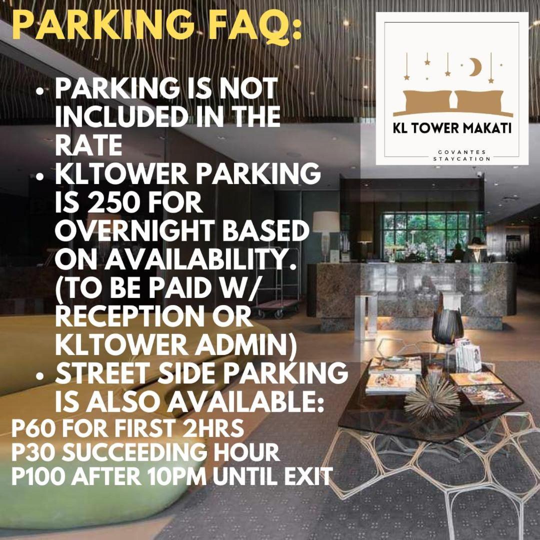 Apartment Muji Kltower Makati - Greenbelt - With Pool Access Manila