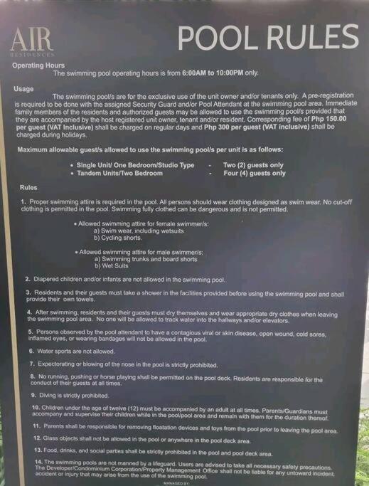 Air Residences - Elevate Escapes Makati, Location * Manila
