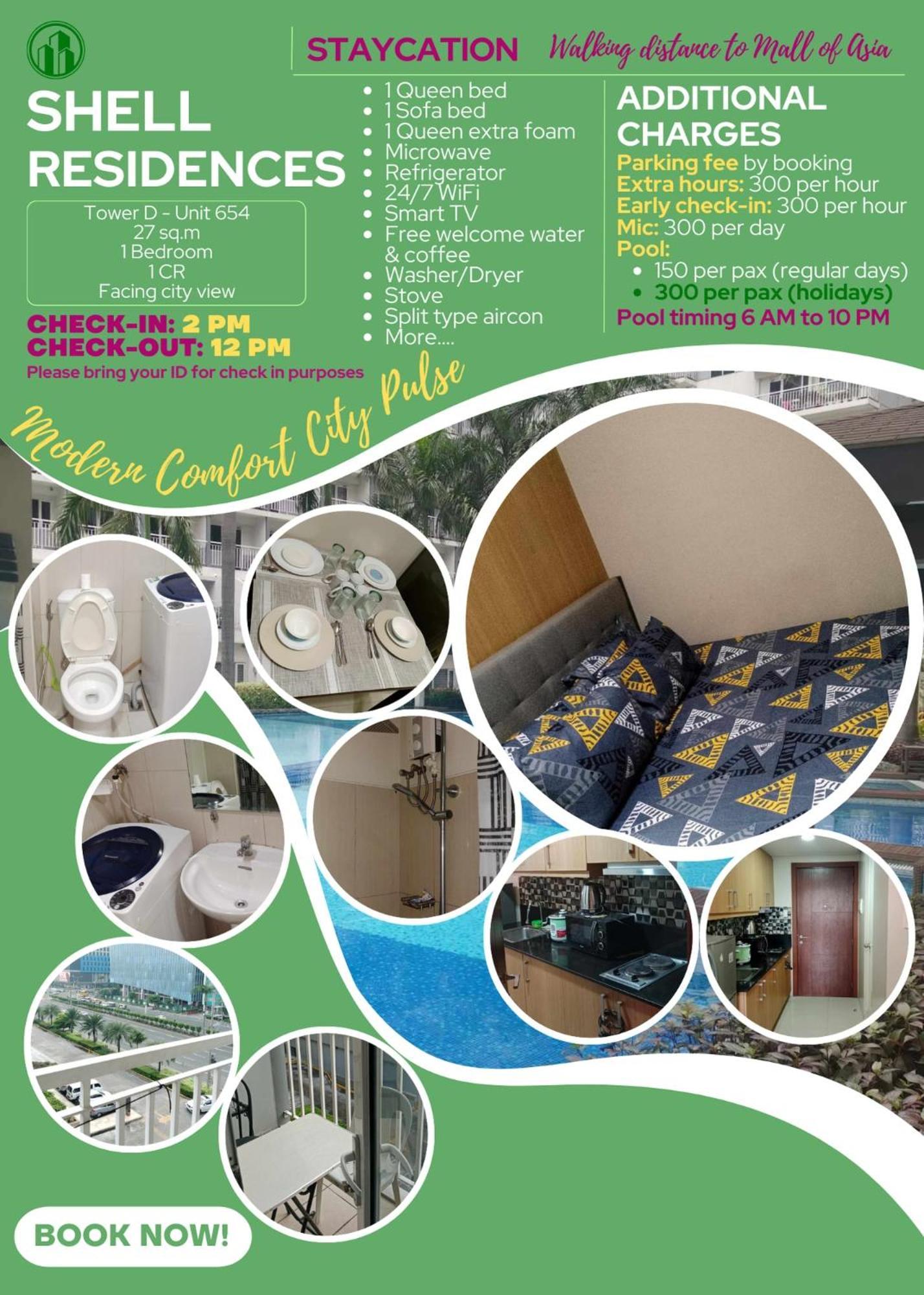 Apartment Shell Condotel At Heart Of Moa Pasay 2 *