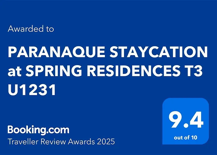 Paranaque Staycation At Spring Residences T3 U1231