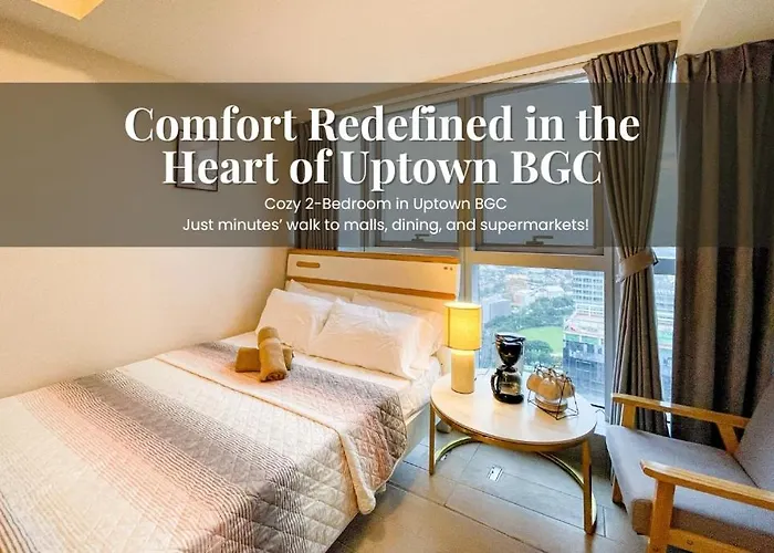 Cozy 2Br Suite In Uptown Bgc With Ps4 And Walking Distance To Malls And Restaurants