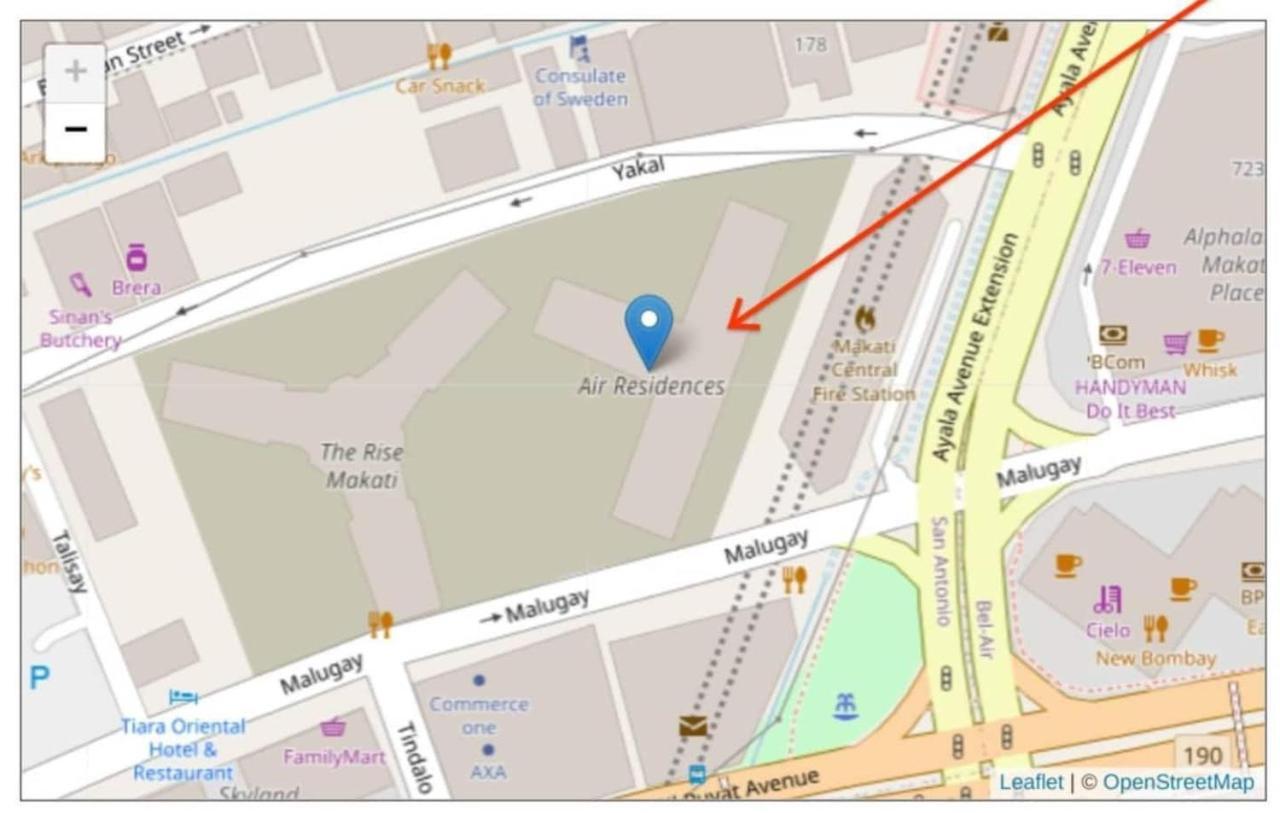 Aparthotel Fully Furnished Studio With Balcony In Air Residences Makati Philippines *