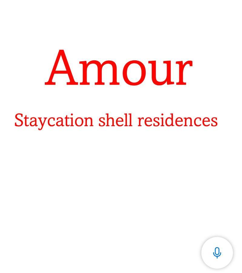 Staycation Shell Residences Manila