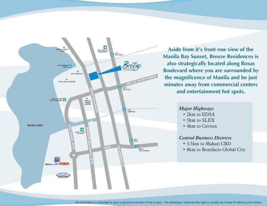 Apartment Breeze Residences - 1br Unit With Balcony -top Floor