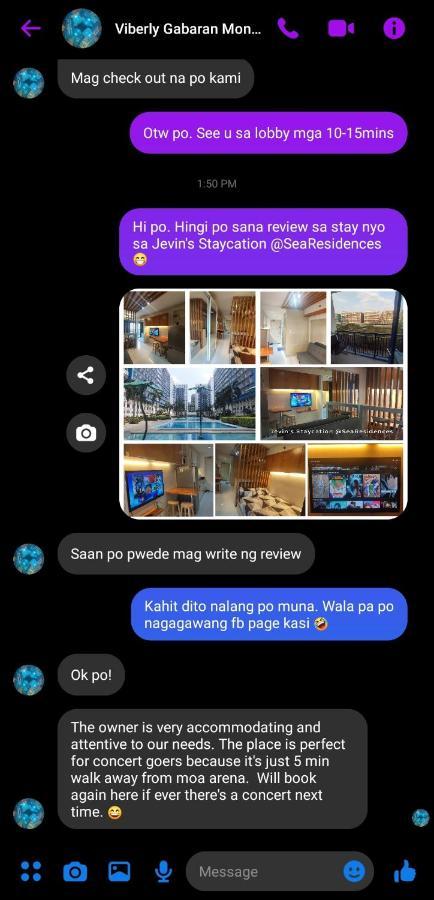 Sea Residences 5mins Walk To Sm Moa, Arena, Smx, 55