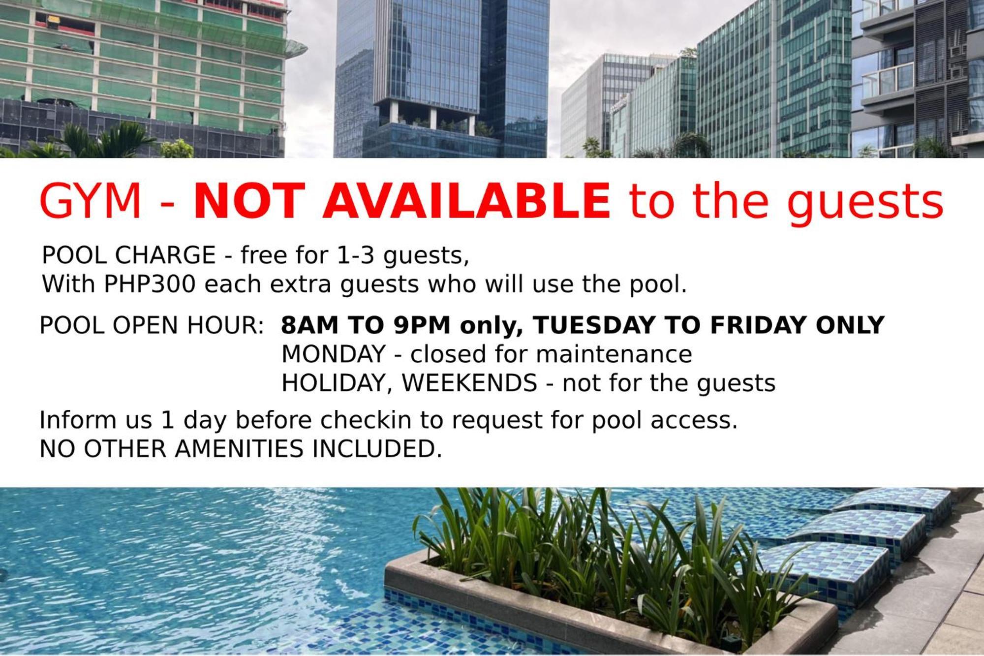 Apartment Uptown Parksuites Tower 2 Bgc By Ph Staycation