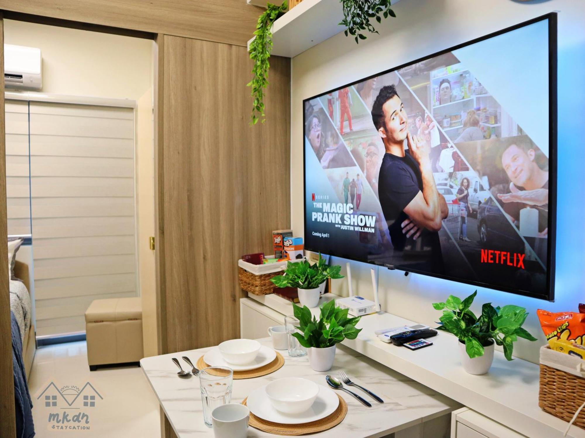 Apartment Cozy Vibrant Staycation Netflix Wifi Mandaluyong *