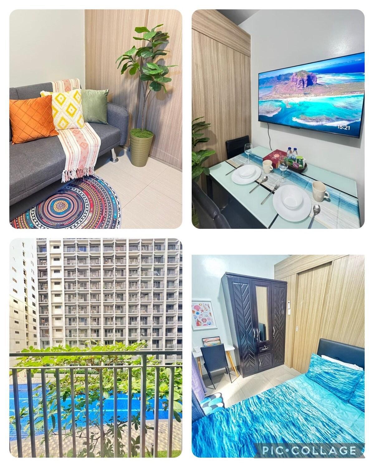 Apartment Shore 2 Pool View Vibes Near Sm Moa *
