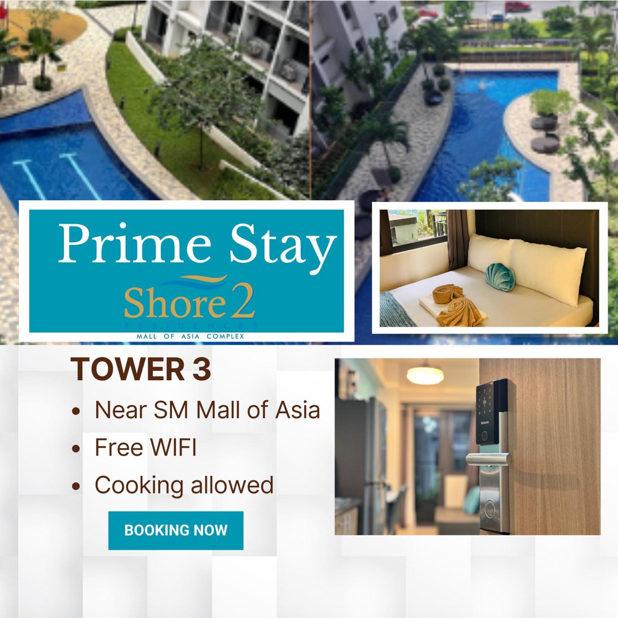726 Shore 2 Residences Near Sm Moa & Ikea By Prime Apartment *
