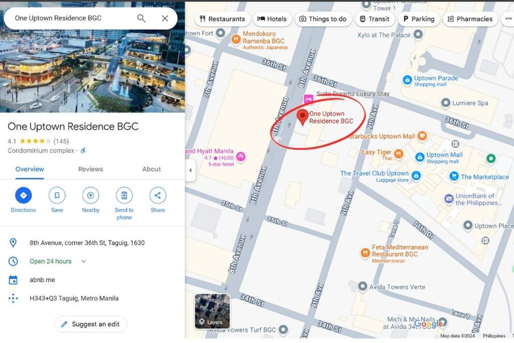 Casa de férias Prime Bgc At Uptown Area #oursw11g *