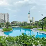 Cozy 1 Bedroom Scandinavian/Tropical Condo With Balcony & Parking