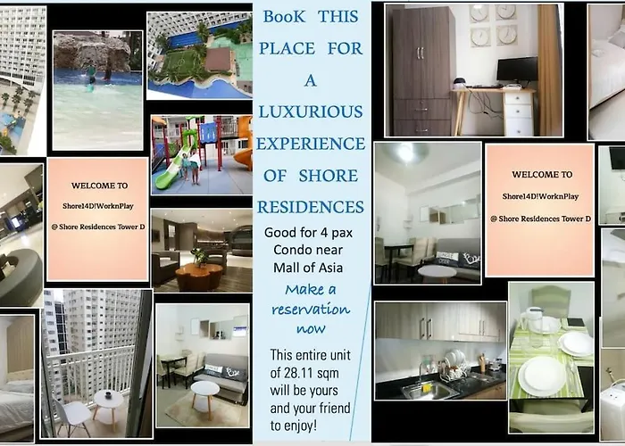 Shore Residences 1Br Balcony, 3Beds With Massager And Prime Video