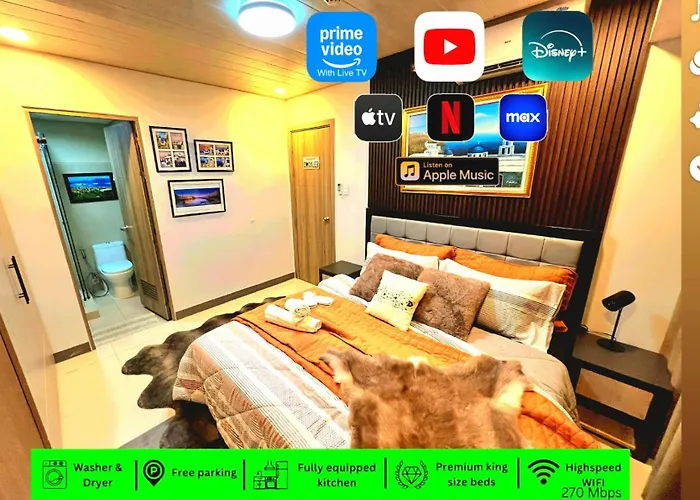 Elegant Corner Unit 2Br Condo With King Bed, Pool, Jacuzzi, Livetv,Hbo Max, 270 Mbps & Free Parking Near Moa