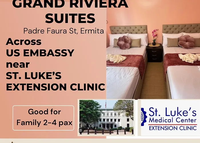 Grand Riviera Suites 1201 Near Us Embassy And St Luke\'S Medical Center Extension Clinic Slec By Prime Stay