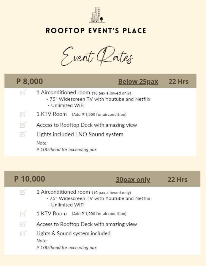 Guest house Rooftop Event's Place *