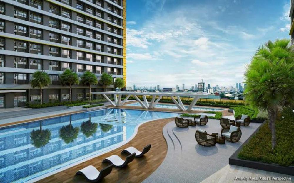 Cozy 1br With Balcony At Fame Residences Apartamento