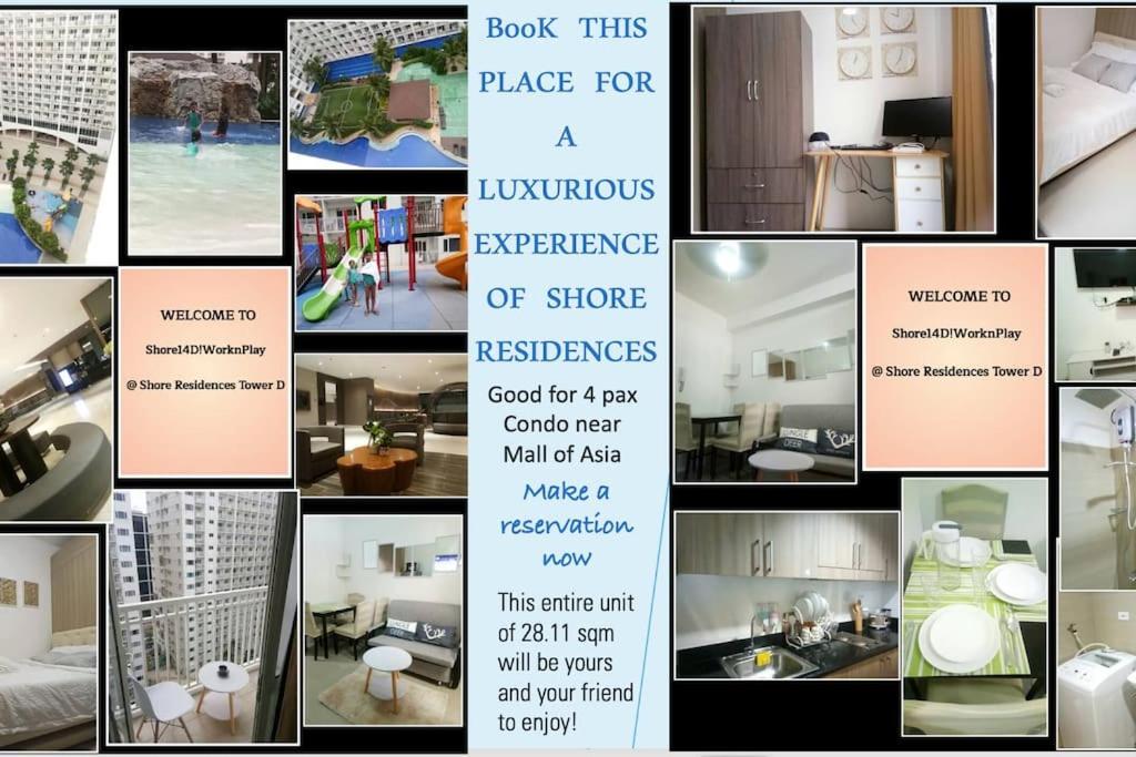 Apartment Shore Residences 1br Balcony, 3beds With Massager And Prime Video *