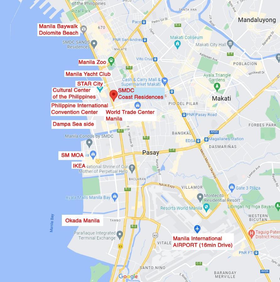 Aparthotel Stayinmycondo - 30th In Pasay With Pool Near Airport Moa,ccp & Picc In Pasay