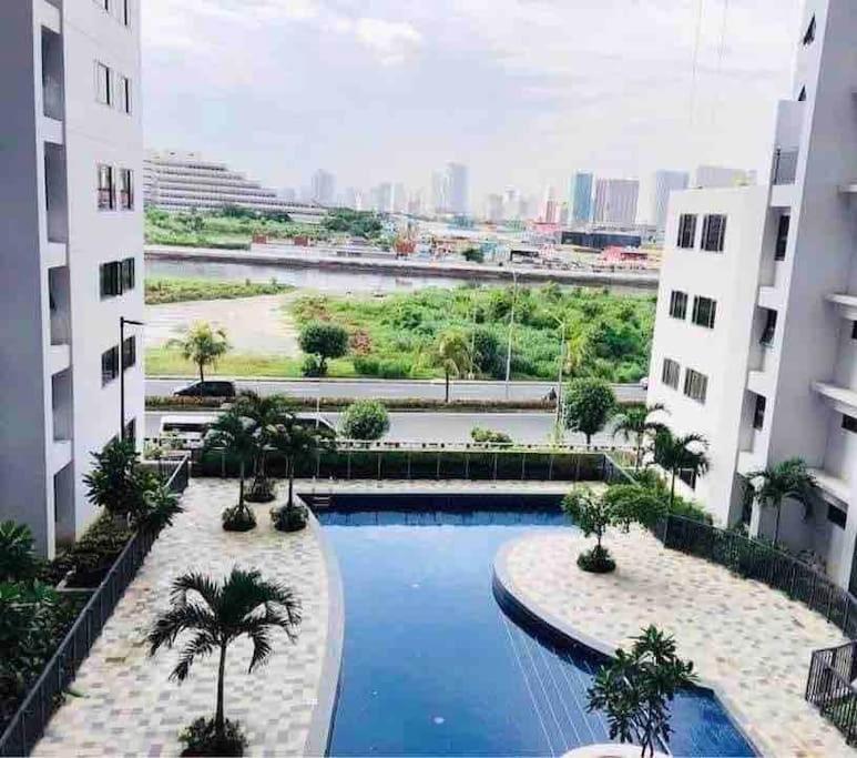 Mall Of Asia-p00l Fr0nt- New 1 Bedroom With Balc0ny At Sh0re2 * Manila