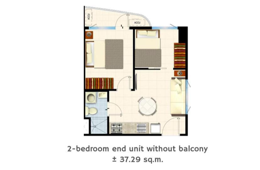 Flexi Unit 1br Or 2br Convertible At South Residences Pinas