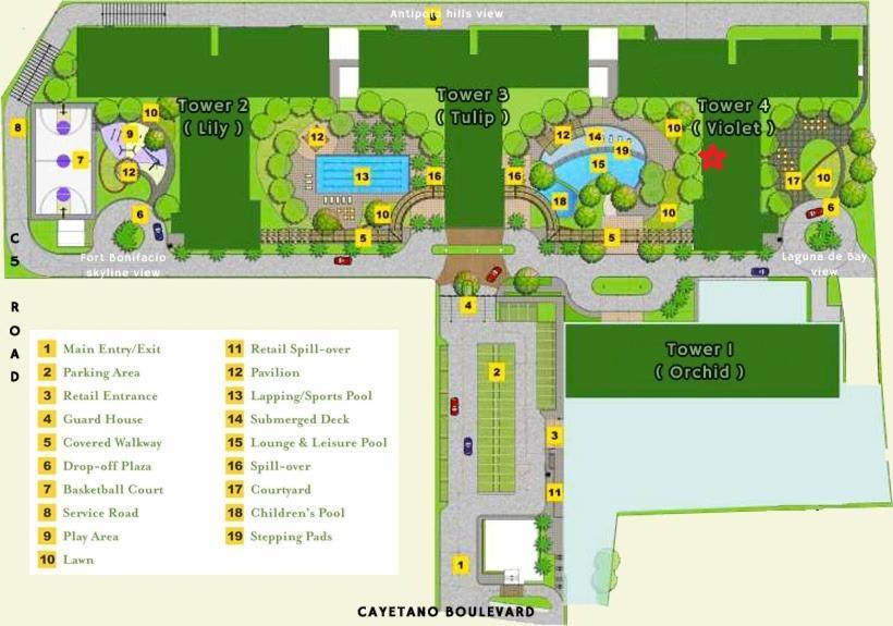 Apartamento Mary's Pool View At Grace Residences Near Bgc *