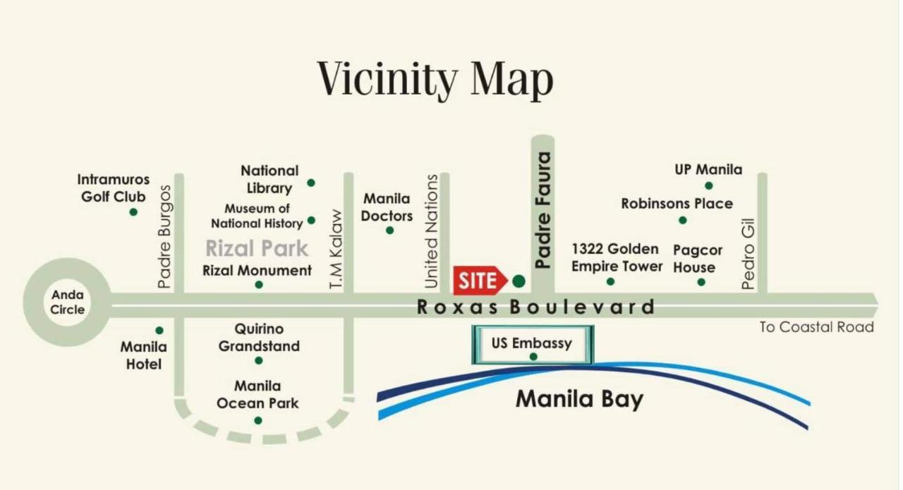 Comfy Grand Riviera Suite, Roxas Blvd Ermita Infront Of Us Embassy Aparthotel *