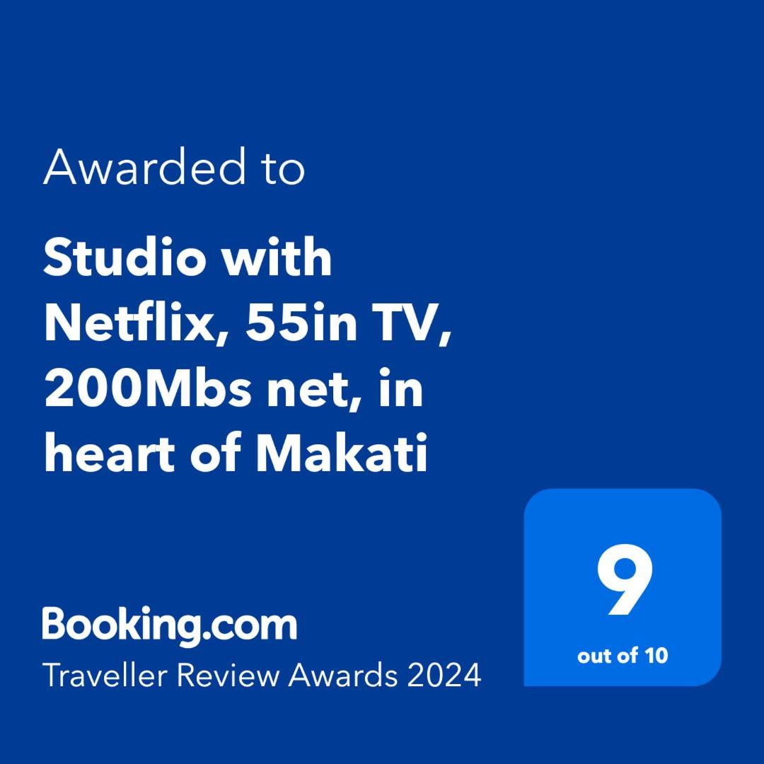 Studio With Netflix, 55in Tv, 200mbs Net, In Heart Of Makati Apartment