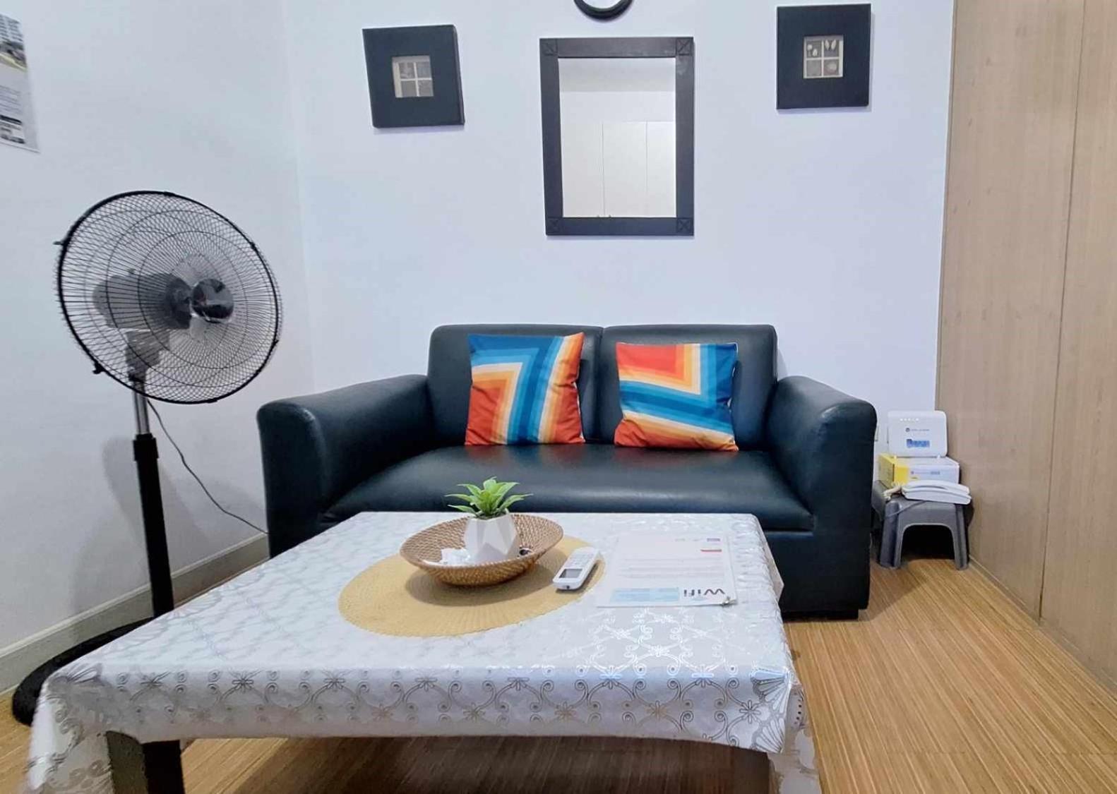 Homey 1br With View And Wi-fi In Grace Res Apartment