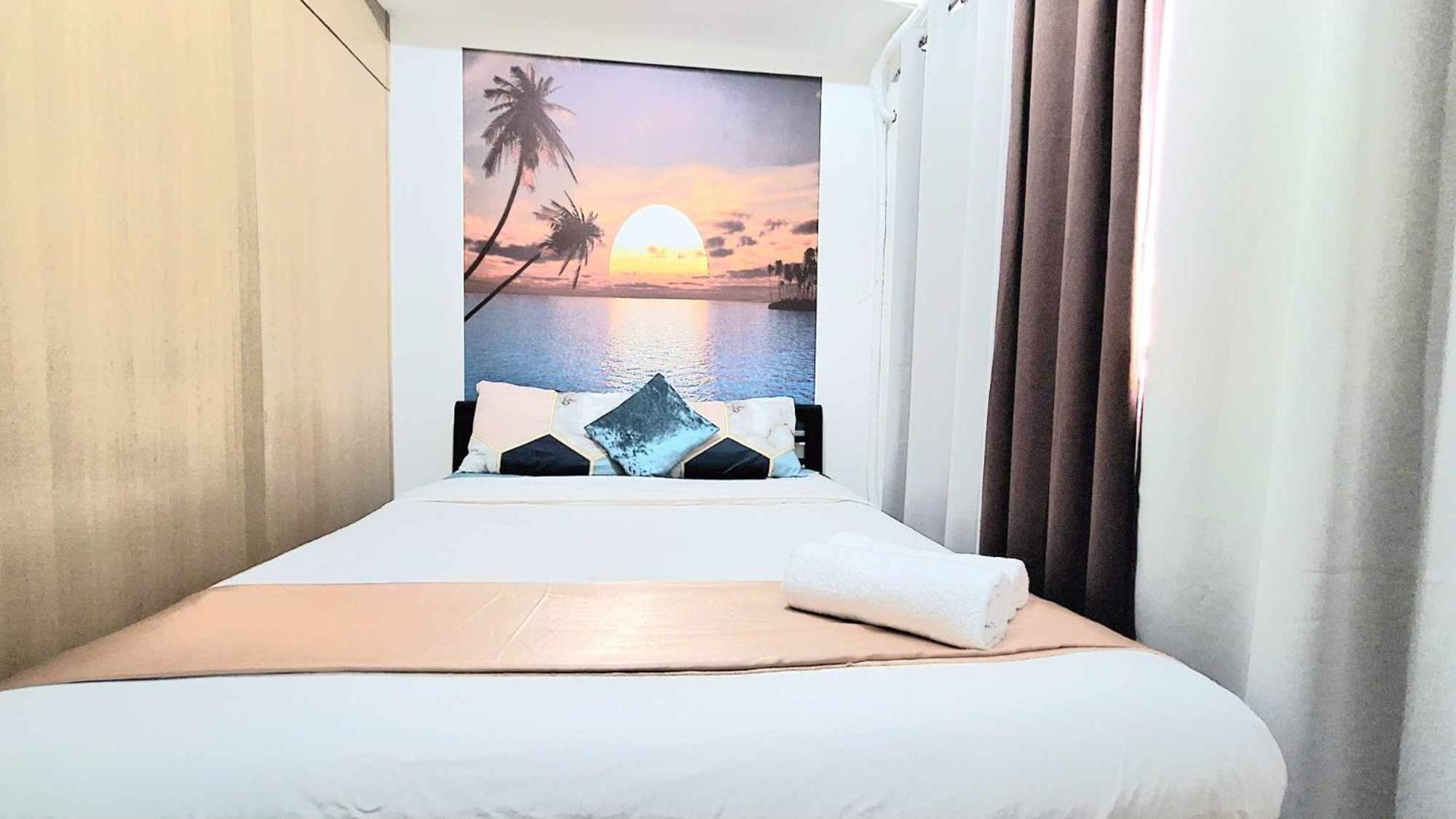 Homey 1br With View And Wi-fi In Grace Res Apartment