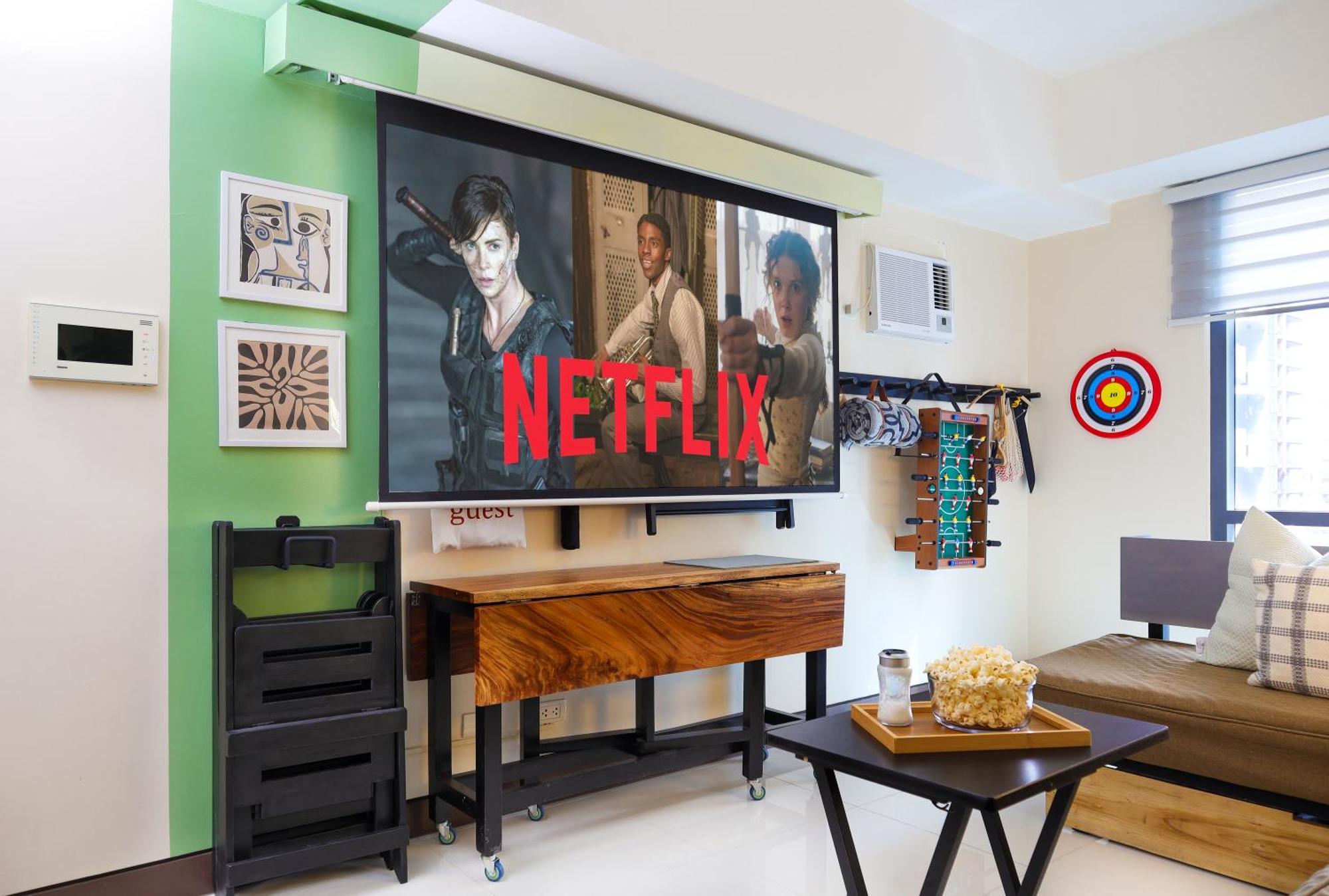 Apartment Spacious Family Sleeper Bgc & 84inch Cinema *