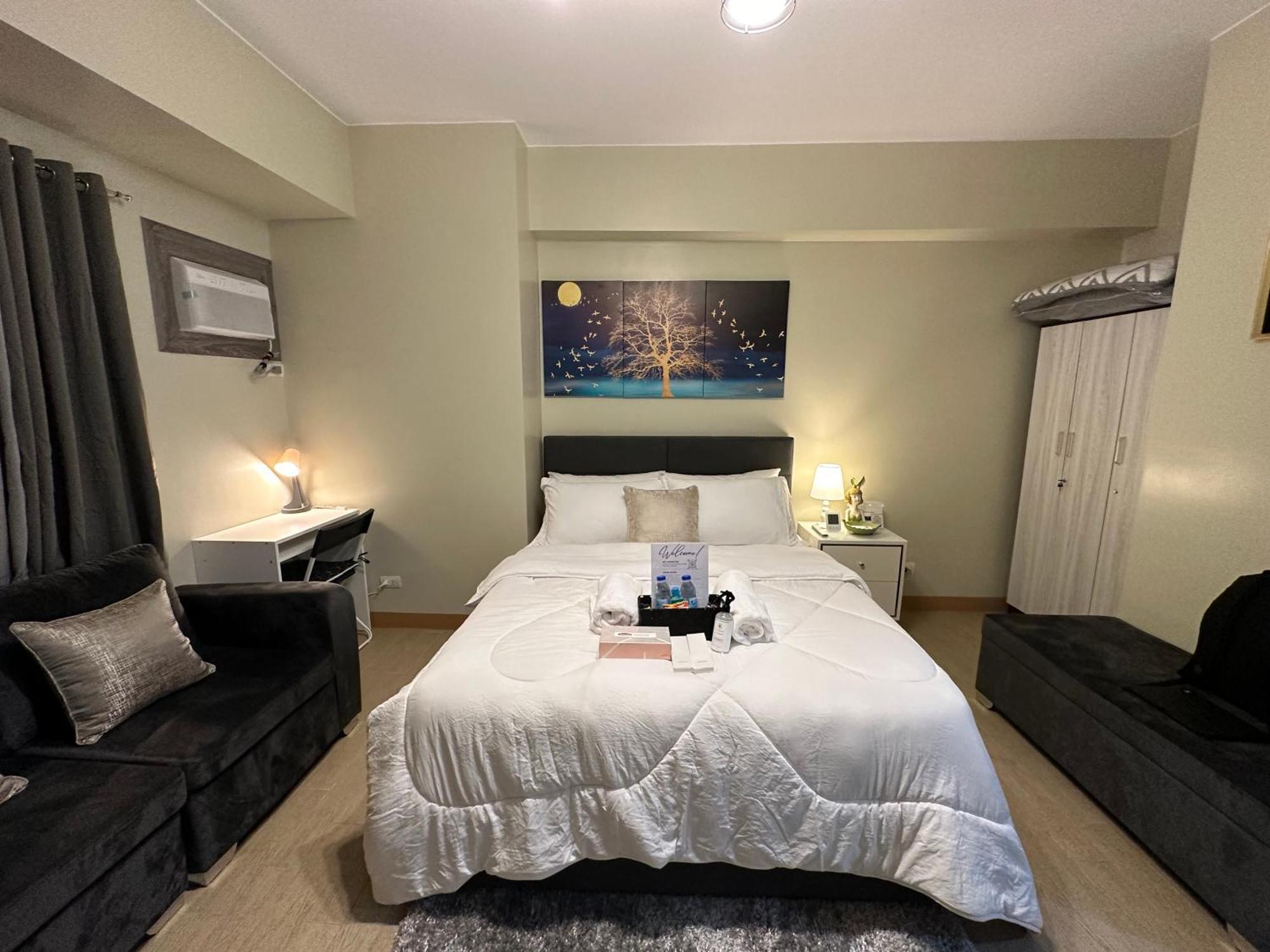 Cozy With Queen Size Bed In Araneta Quezon Apartment *