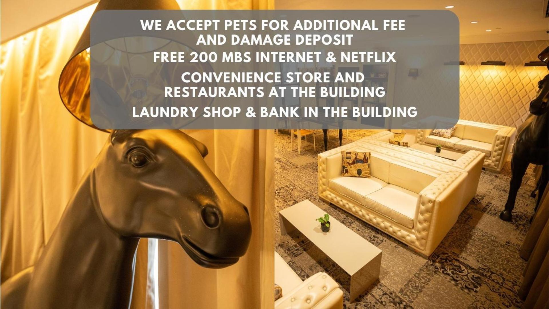 Studio With 200mbs Internet, Netflix & Great View Of * Manila
