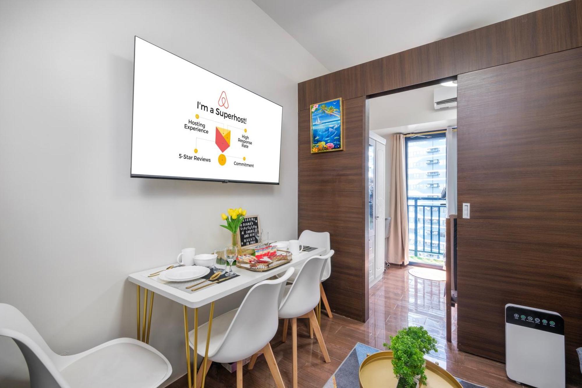 Newly Turned 0ver Cond0- Air Makati 1br With Balcony Apartment *