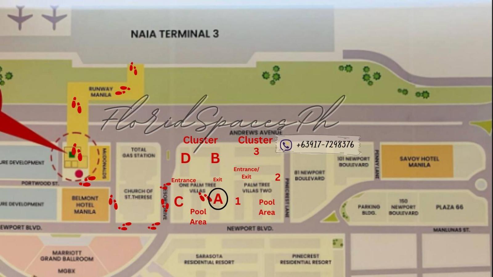 One Palm Tree - 5th Fl With Balcony - Across Terminal 3 Airport Manila