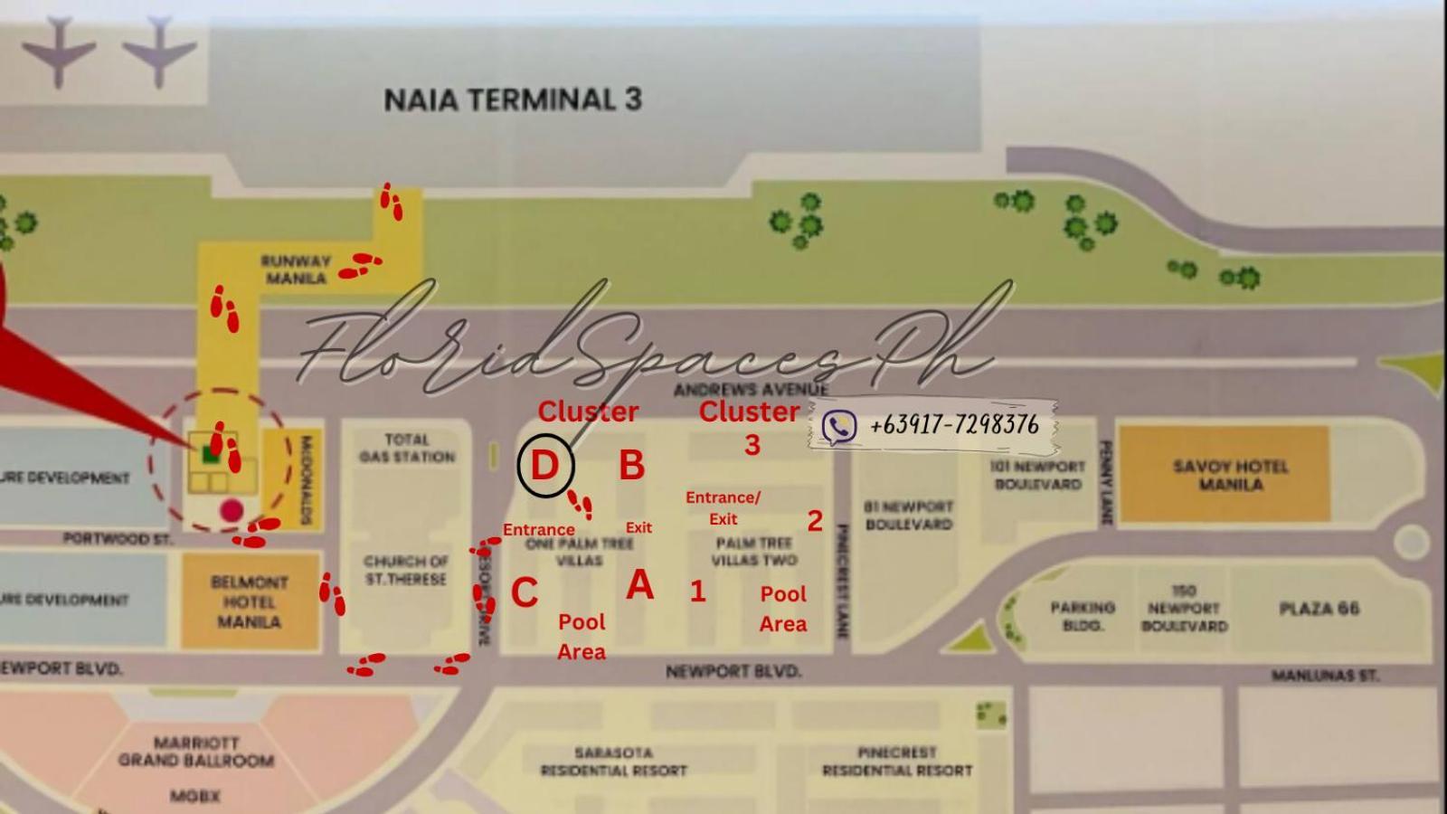 One Palm Tree - 10th-o Fl With Balcony - Across Terminal 3 Airport *