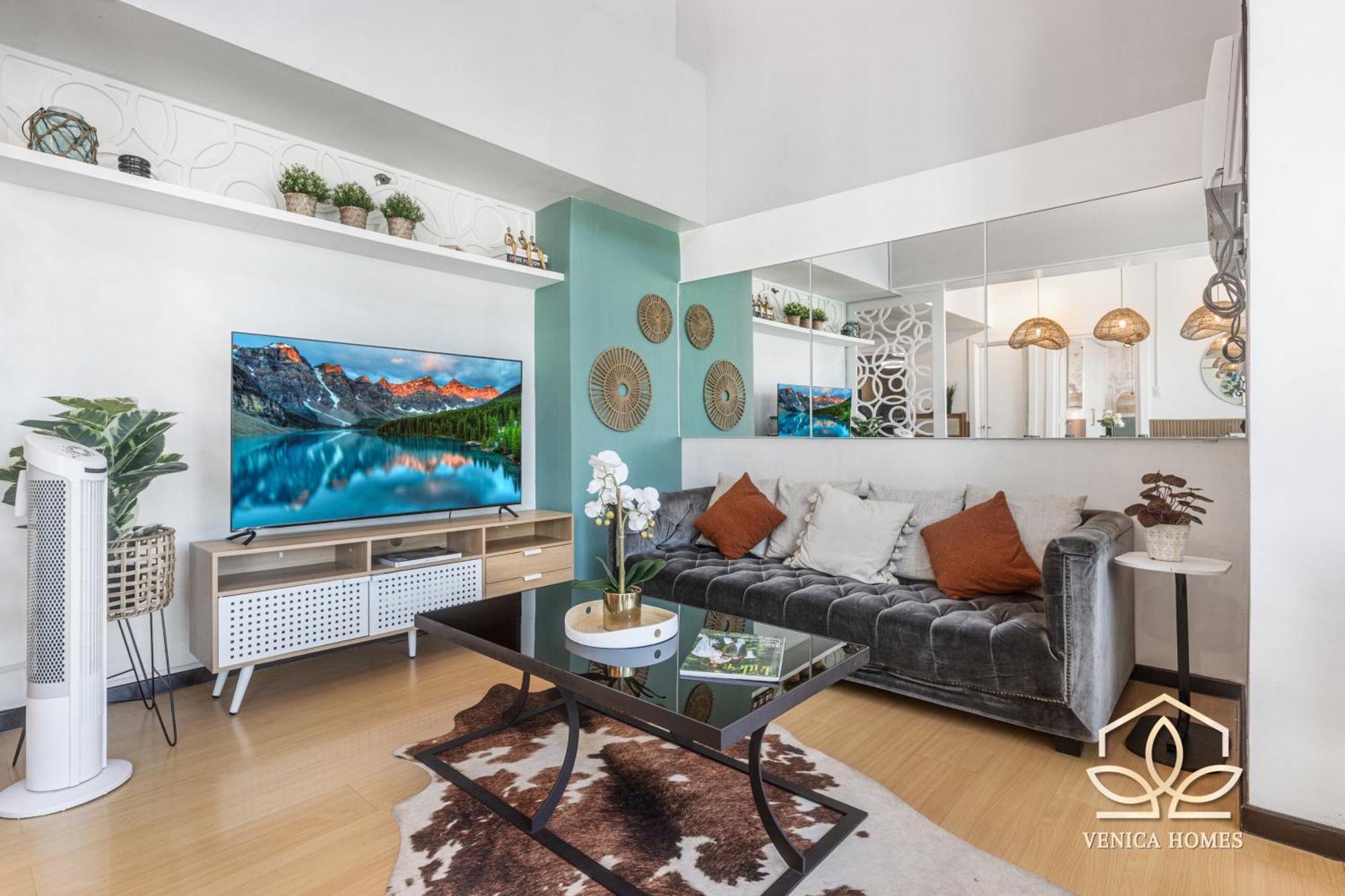 Apartment Tropical Oasis W/ The View Of Bgc + Netflix *