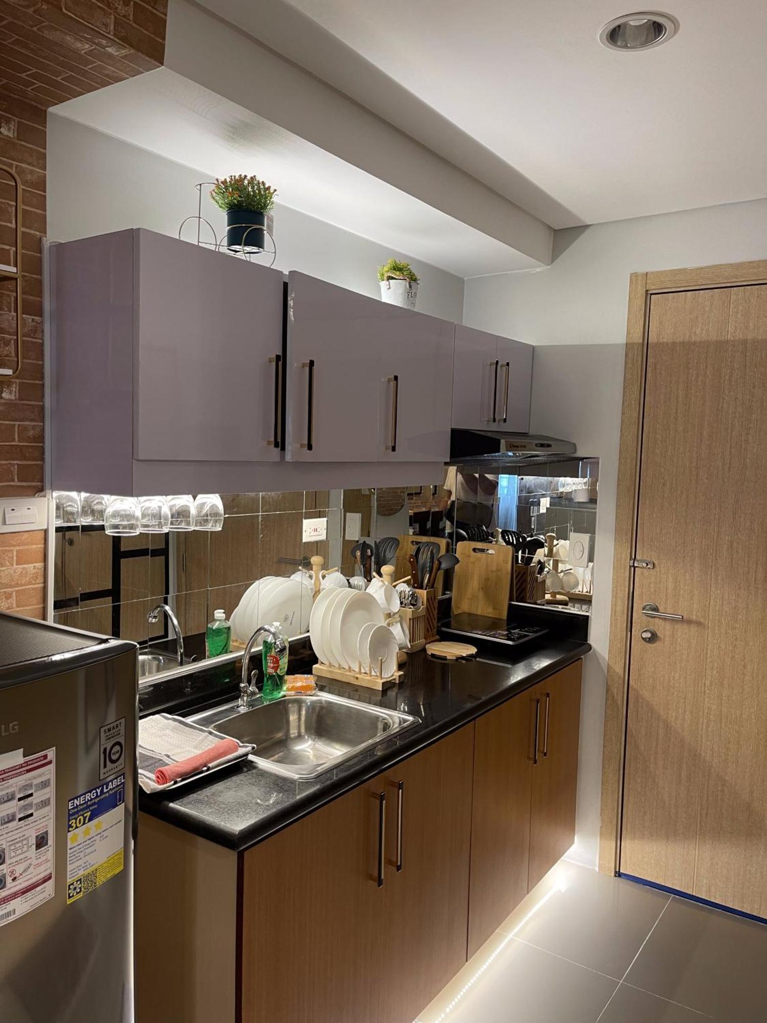 Grass Residences Industrial-themed Staycation Apartment Manila