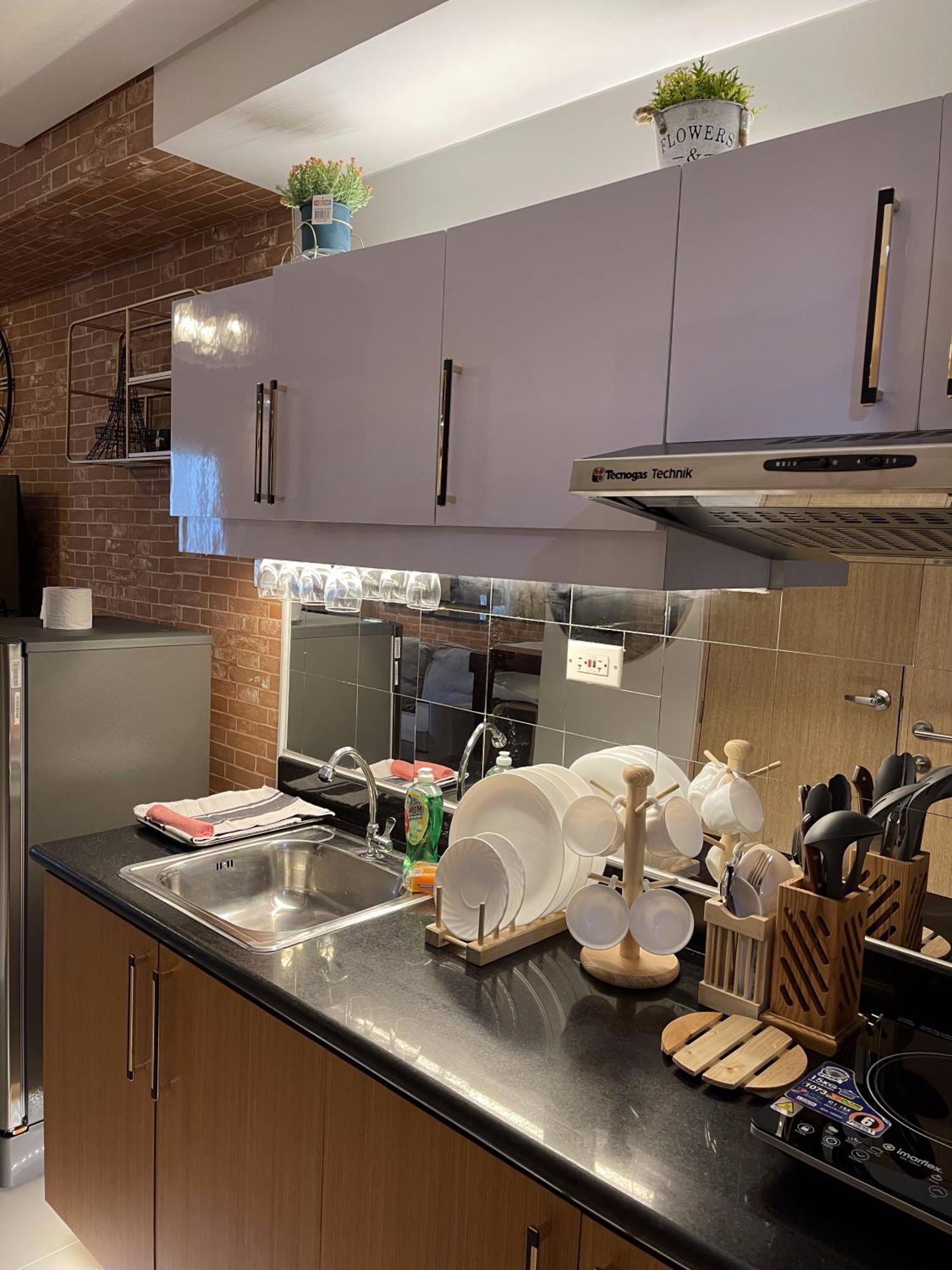 Grass Residences Industrial-themed Staycation Apartment Manila