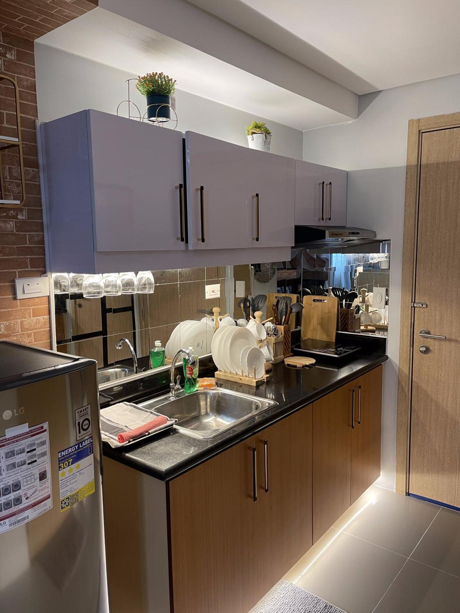 Grass Residences Industrial-themed Staycation Apartment