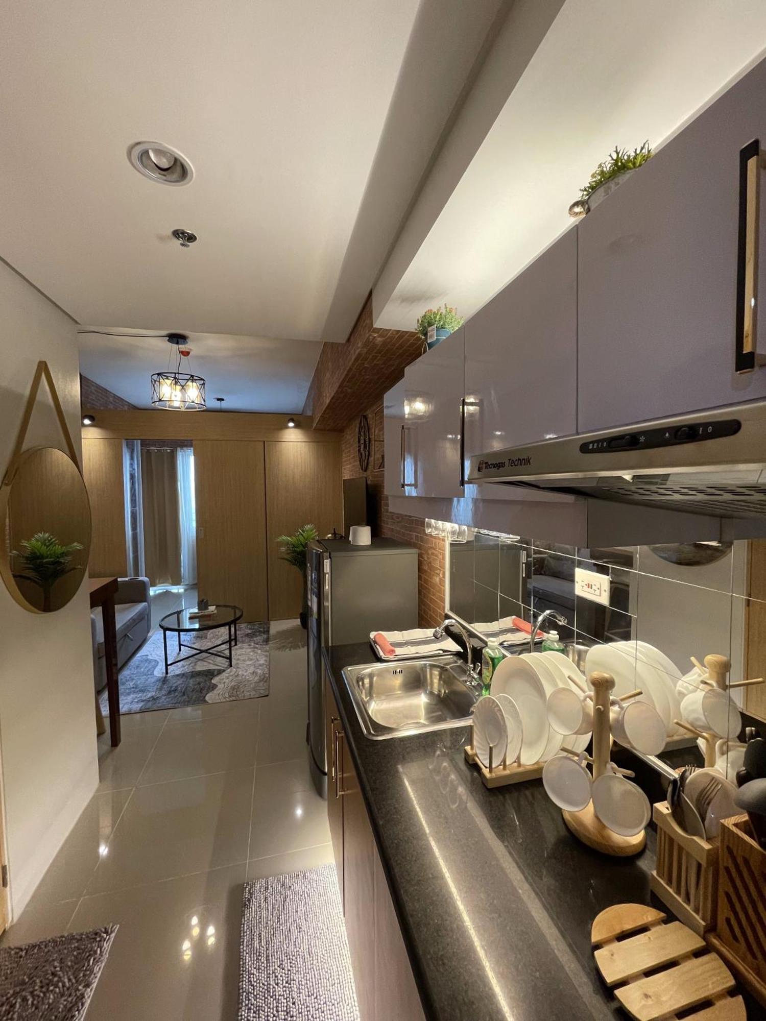 Apartment Grass Residences Industrial-themed Staycation Manila