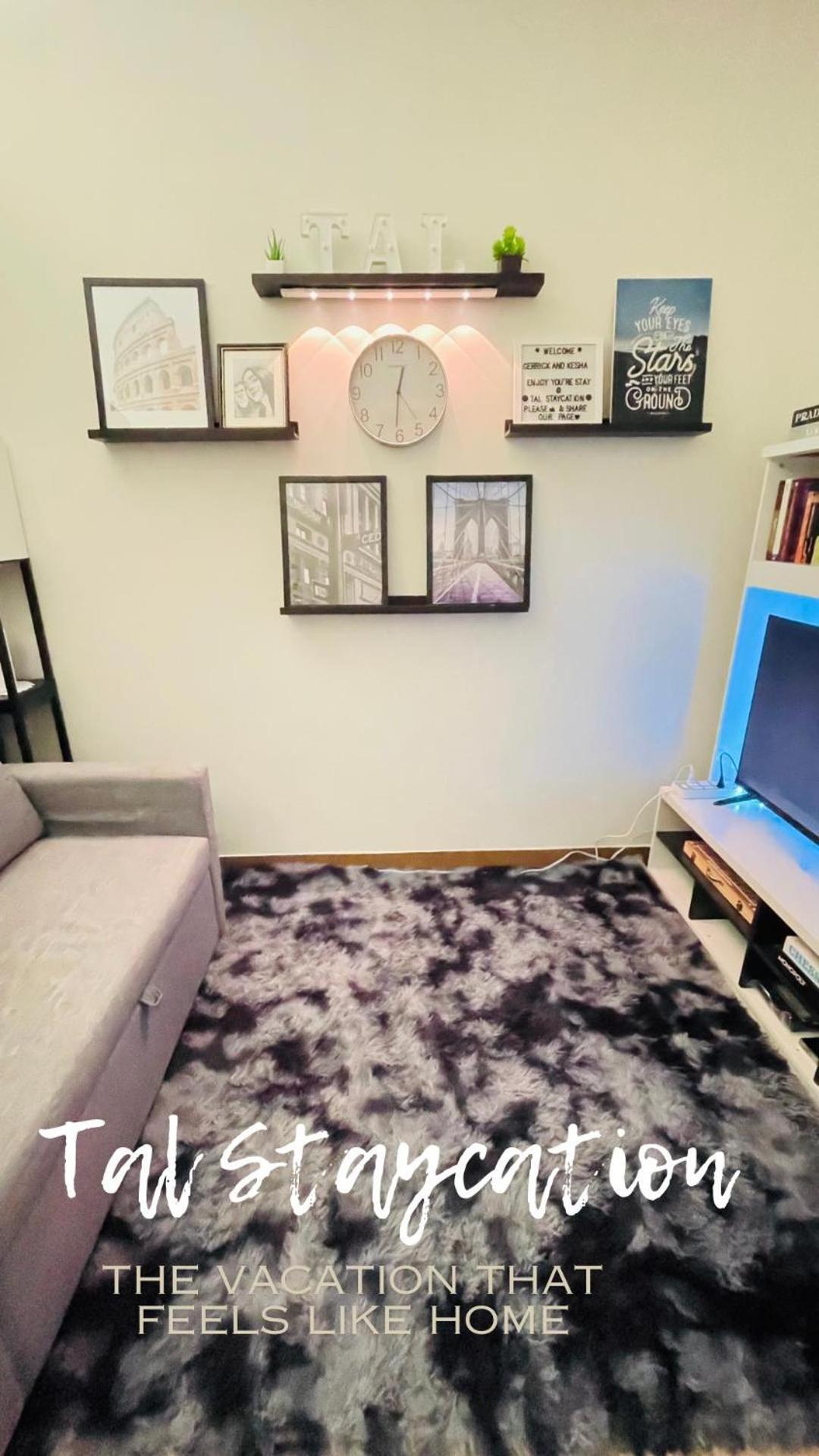 Apartment Tal Staycation 1 Bedroom 1 Bathroom & Kitchen ,neflix,up To 300 To 400 Mbps High Speed Internet Cozy,spacious,accessible New Unit At Smdc Trees Quezon *