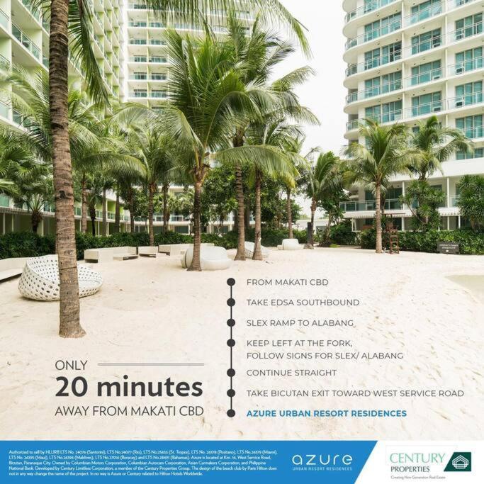 Apartment 1br Condotel Azure Urban Near Airport - 15f #az02 *