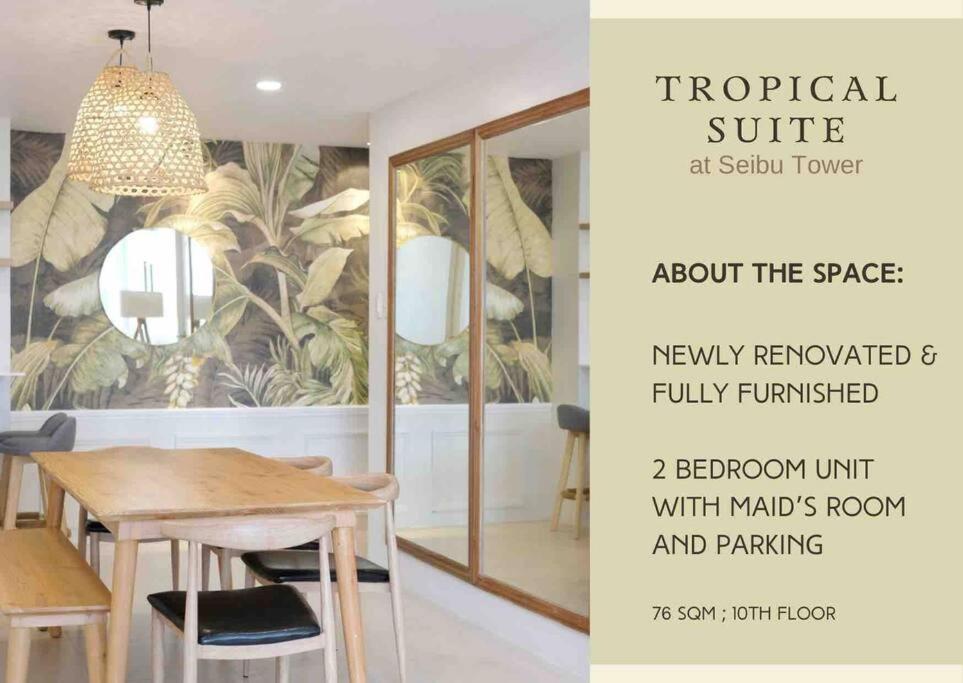 Seibu Tower Bgc Tropical With Parking Apartment Manila