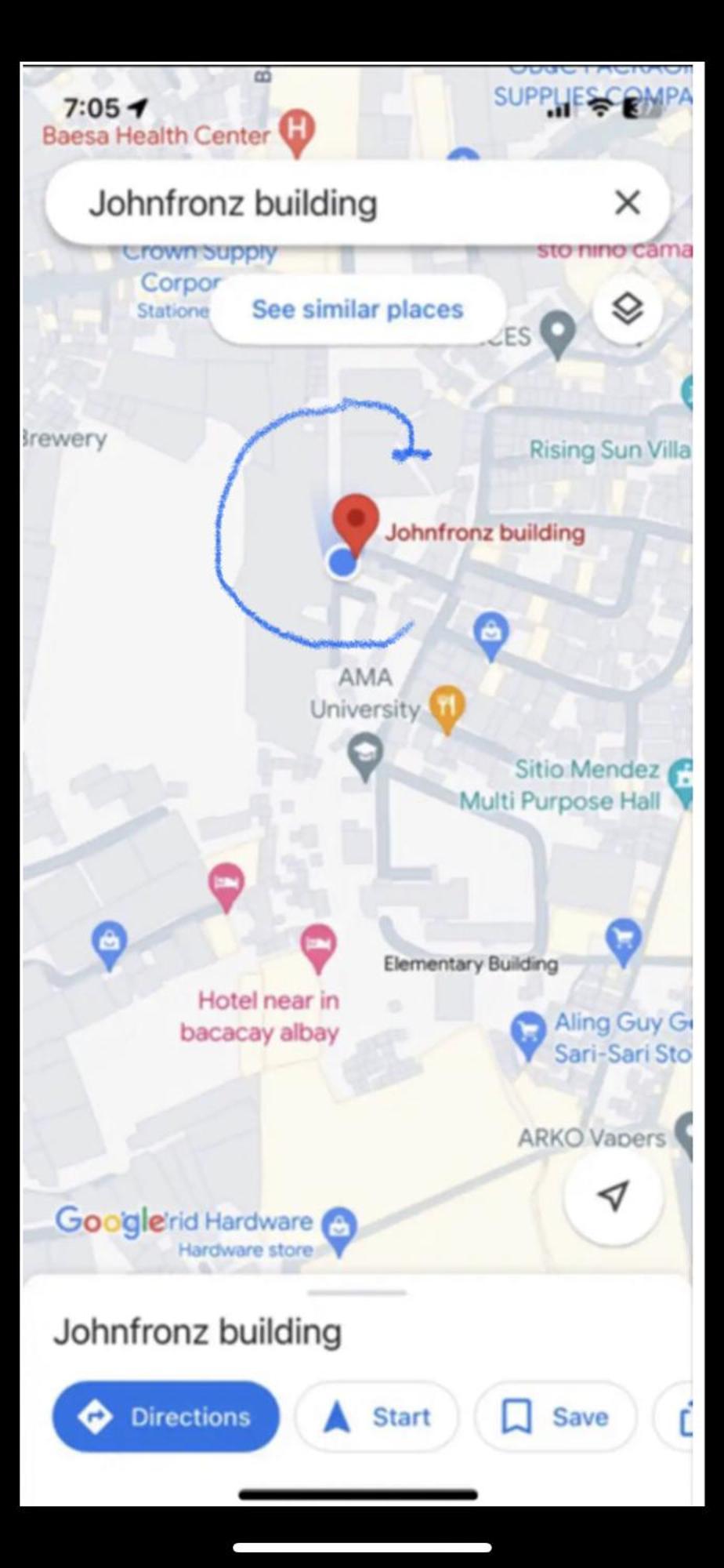Homestay Budget Staycation Johnfonz Building Aircondition