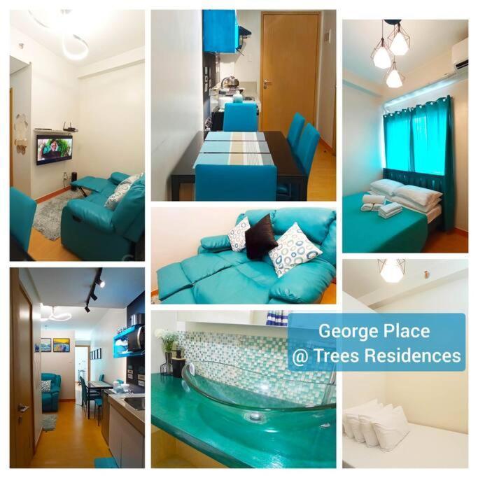George 2br Netflix Pool Wi-fi Trees Residences Qc Apartment Manila