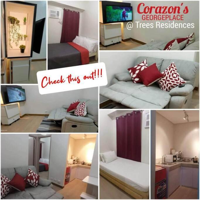 George 2br Netflix Pool Wi-fi Trees Residences Qc * Manila