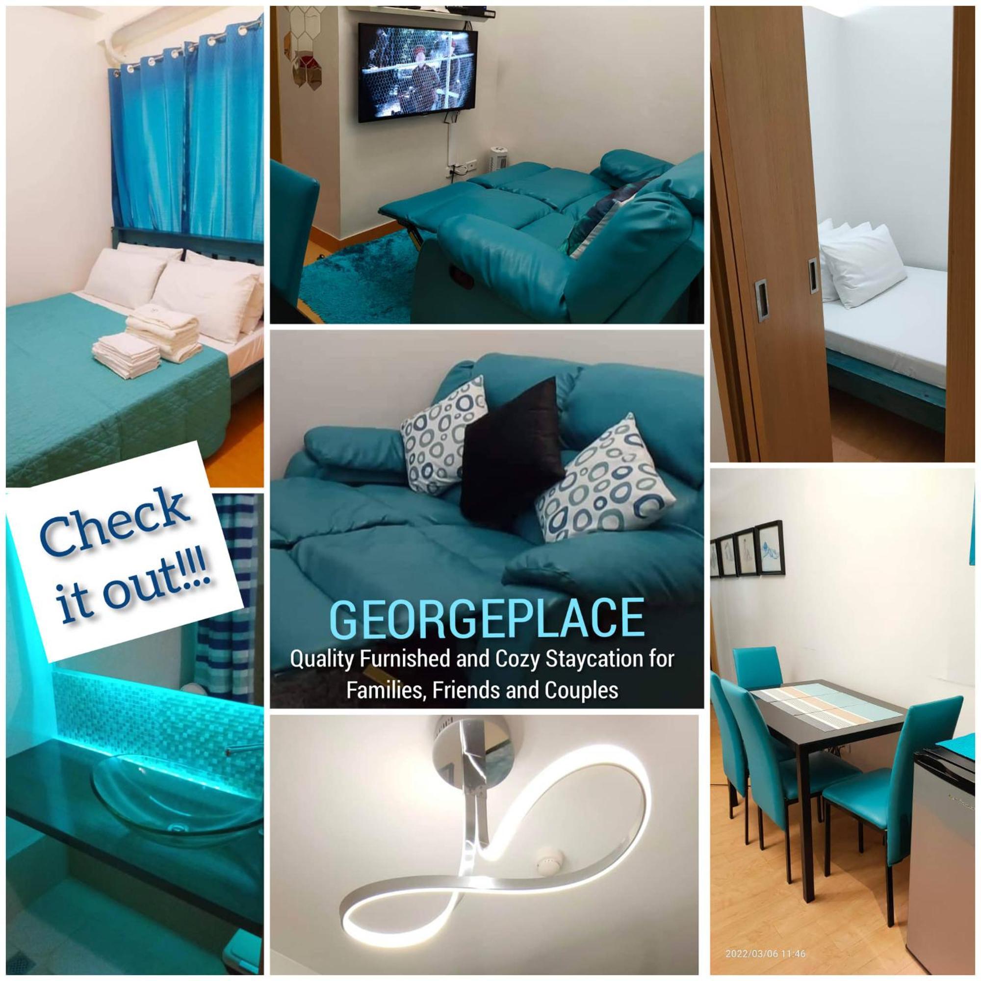George 2br Netflix Pool Wi-fi Trees Residences Qc Manila