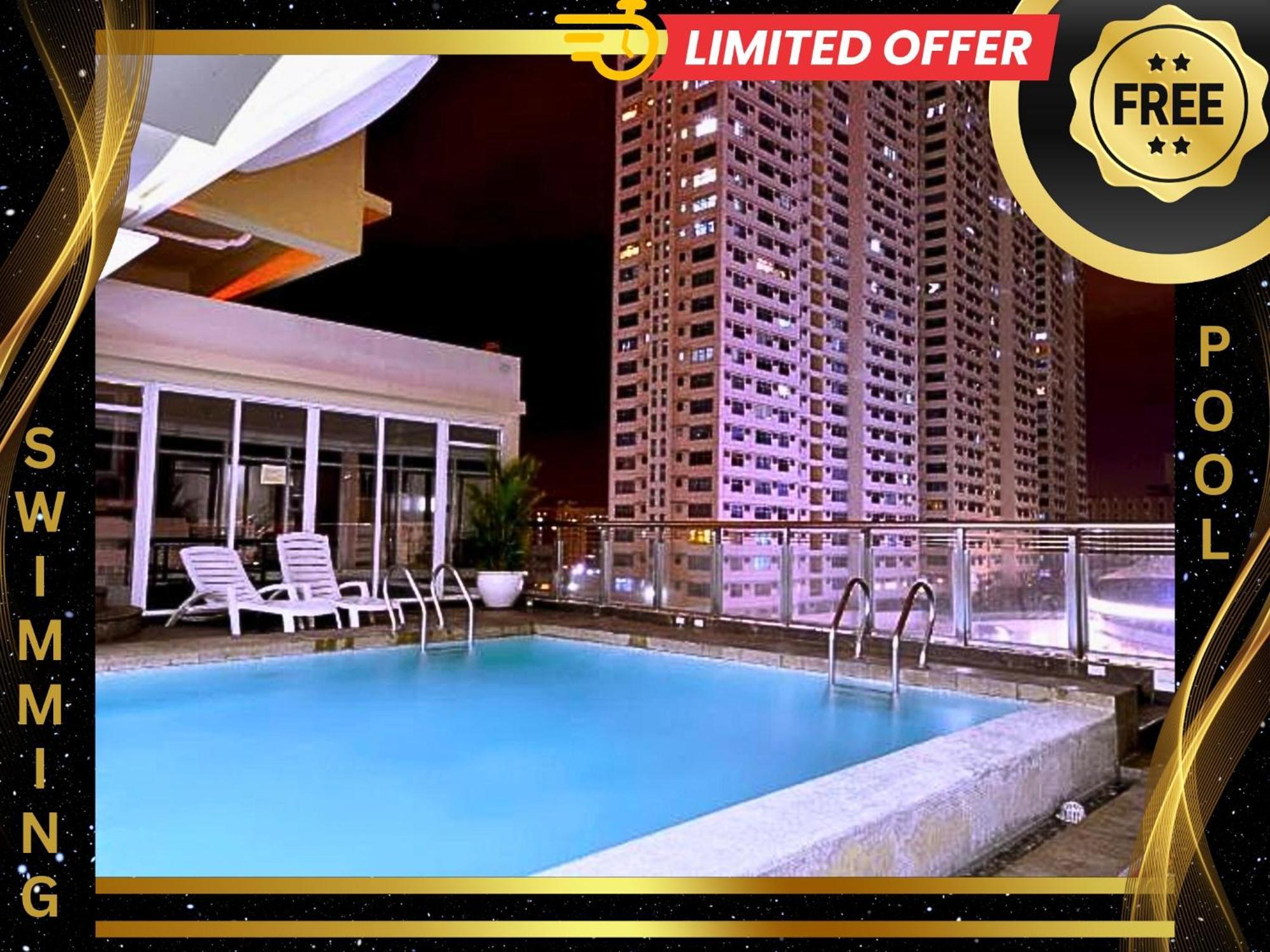 Hotel Free Pool N Free Sauna Access Oceanview Balcony In The Heart Of Manila, Front Of Robinsons Mall, Walking Distance To Us Embassy Limited Slots X Secure Your Limited Offer Month