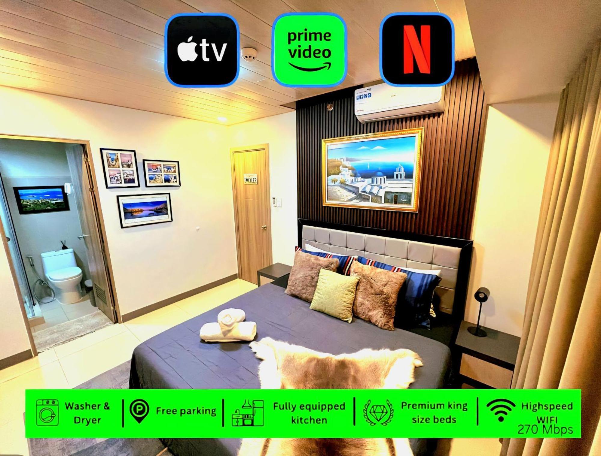 Apartment Elegant Corner Unit 2br With King Bed, Pool, Jacuzzi, Livetv,hbo Max, 270 Mbps & Free Parking Near Moa *